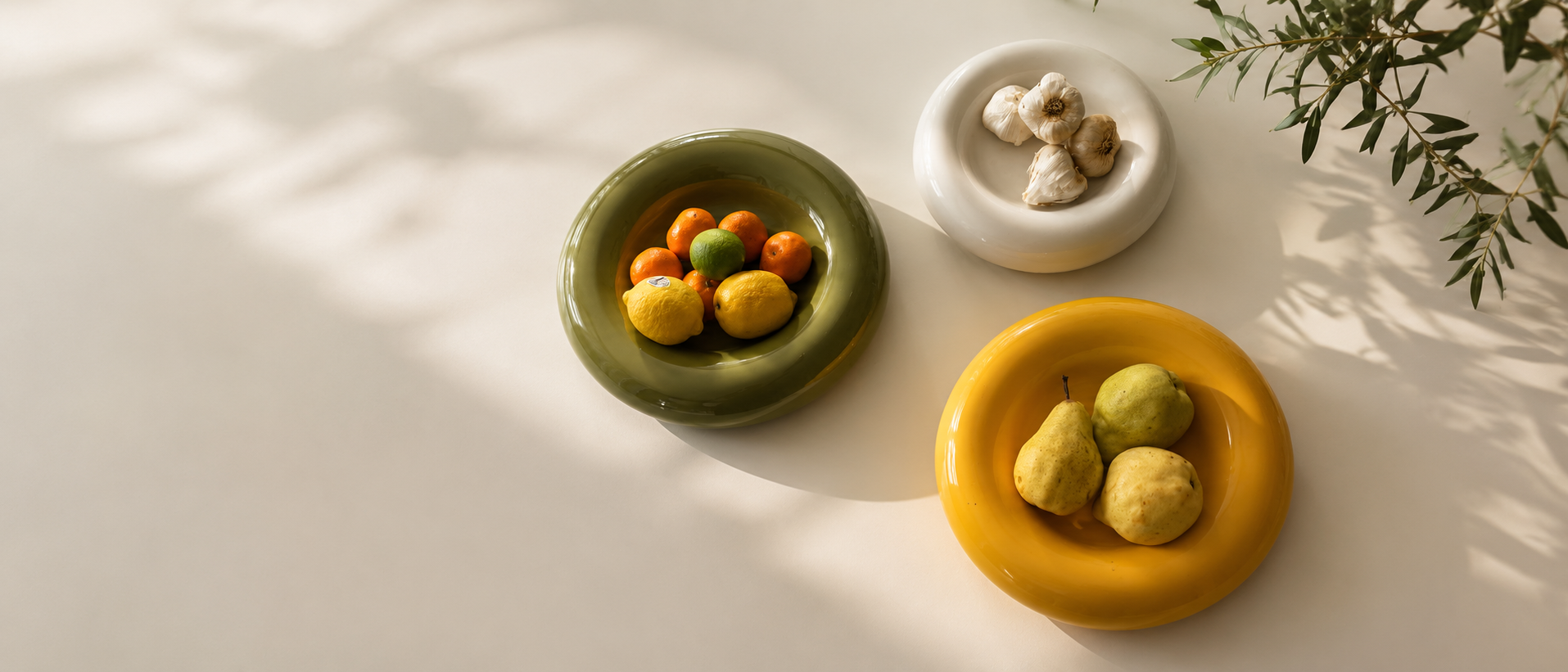 Relaxed table setting with everyday tableware
