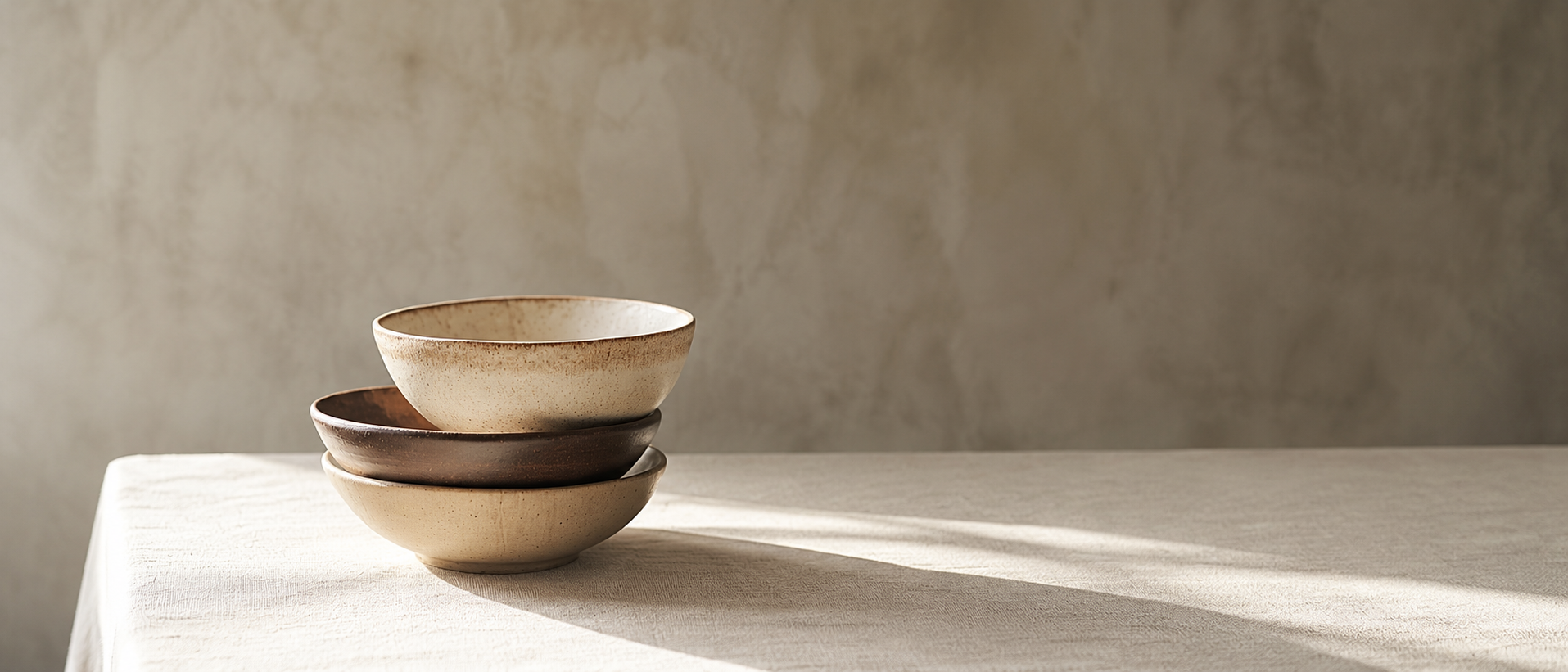 Thoughtfully styled tableware collection